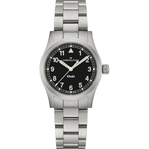 Khaki Field Quartz 33 Stainless Steel / Black / Bracelet