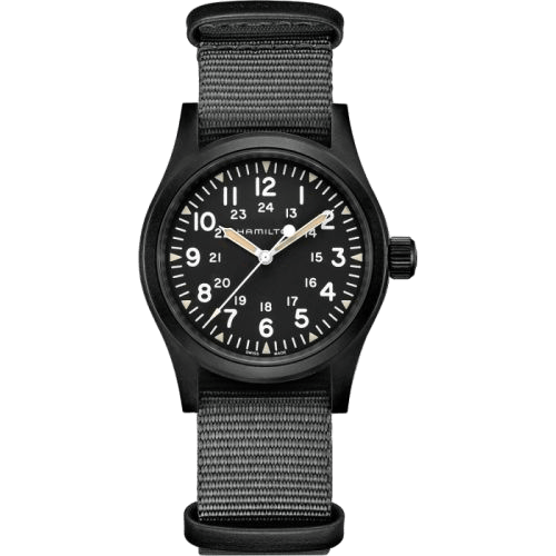 Khaki Field Mechanical 38 PVD / Black