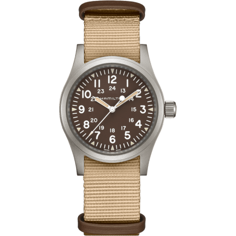 Khaki Field Mechanical 38 Brown