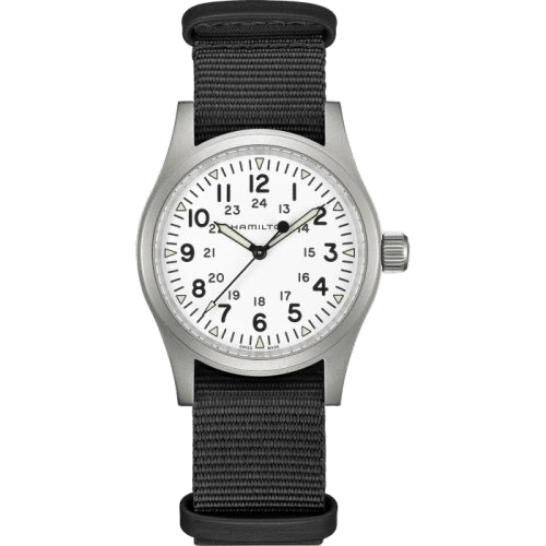 Khaki Field Mechanical 38 White