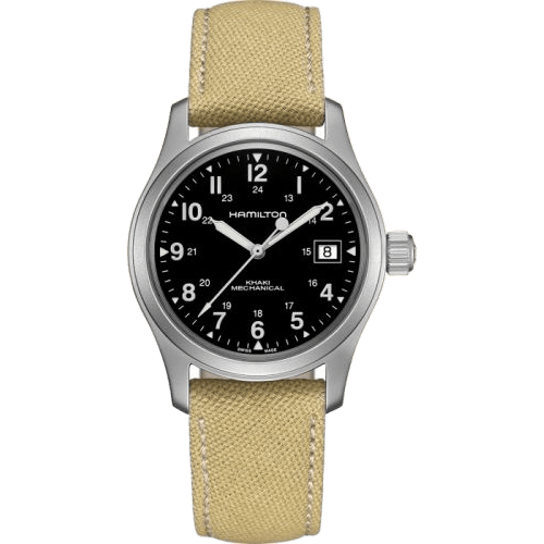 Khaki Field Mechanical 38 Date Black