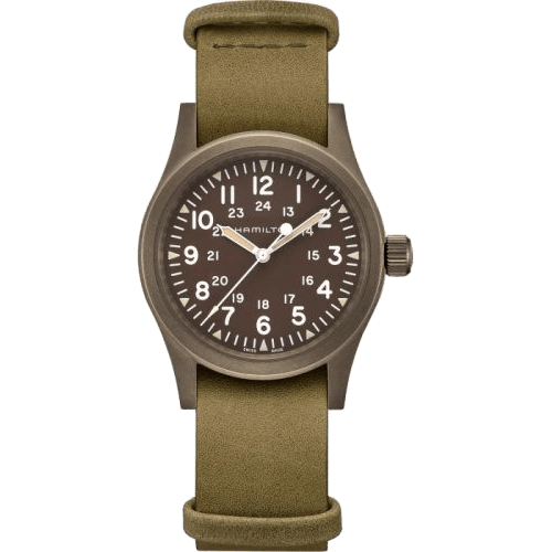 Khaki Field Mechanical 38 PVD / Brown