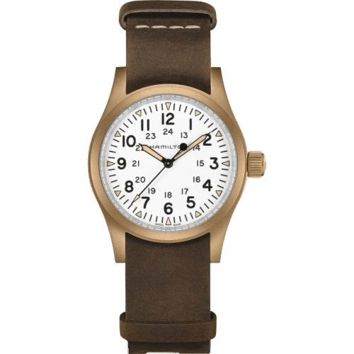 Khaki Field Mechanical 38 Bronze / White