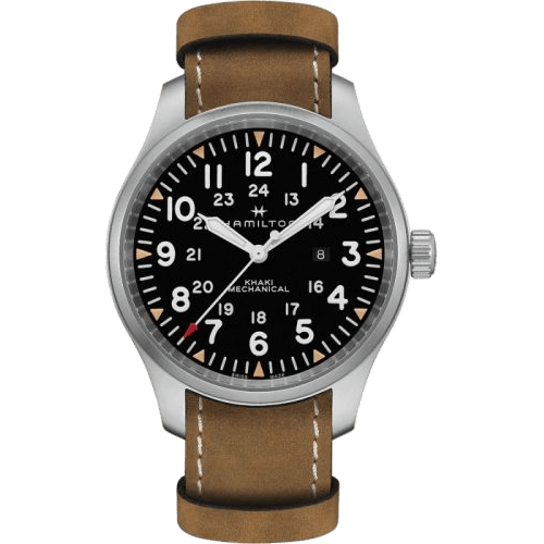 Khaki Field Mechanical 50 Stainless Steel / Black