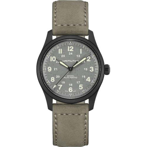 Khaki Field Titanium Auto 38 / PVD / Grey