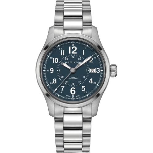 Khaki Field Auto 40 Stainless Steel / Blue / Bracelet