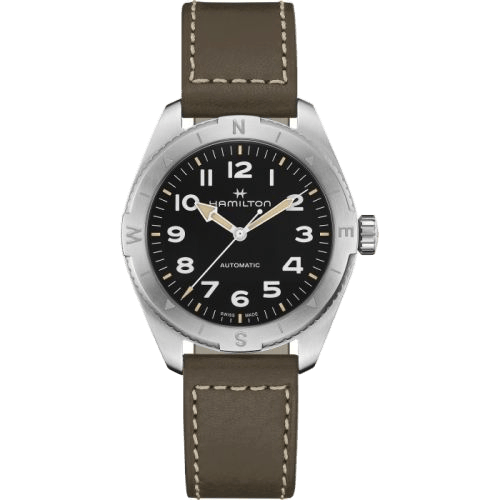 Khaki Field Expedition 41 Stainless Steel / Black