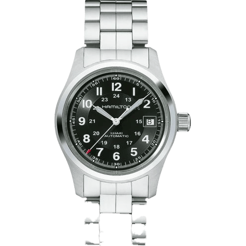 Khaki Field Automatic 38 Stainless Steel / Black / Bracelet