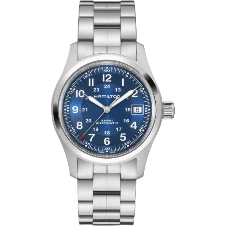 Khaki Field Auto 38 Stainless Steel / Blue / Bracelet