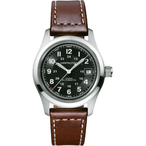 Khaki Field Automatic 38 Stainless Steel / Black