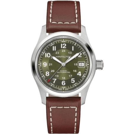 Khaki Field Auto 38 Stainless Steel / Green