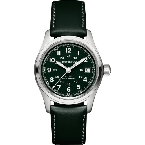 Khaki Field Automatic 38 Stainless Steel / Black
