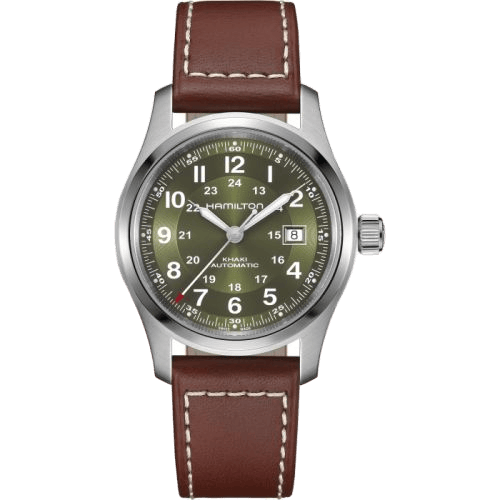 Khaki Field Auto 42 Stainless Steel / Green