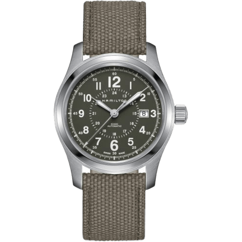 Khaki Field Auto 42 Stainless Steel / Green