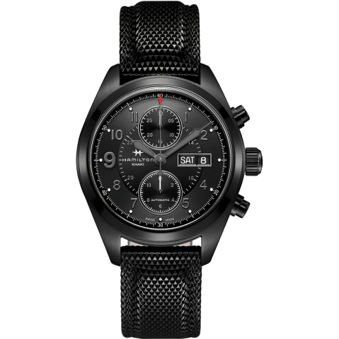 Khaki Field Automatic Chronograph PVD / Black