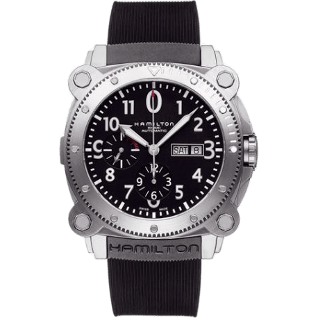 Khaki Navy BeLOWZERO Auto Chrono Stainless Steel / Black / Rubber