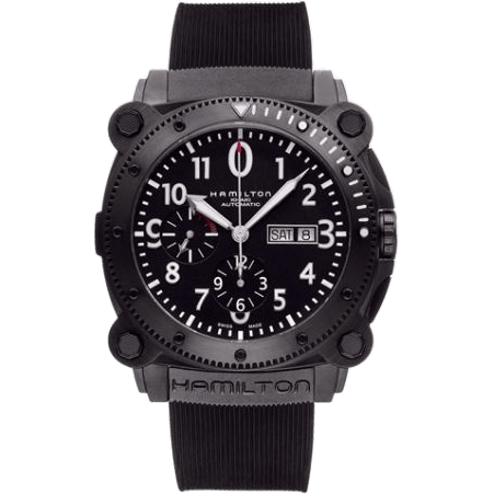 Khaki Navy BeLOWZERO Auto Chrono PVD / Black / Rubber