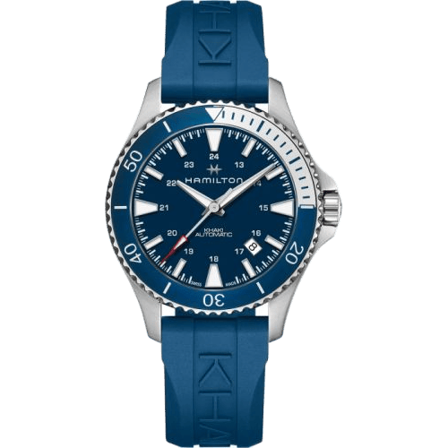 Khaki Navy Scuba Auto Stainless Steel / Blue / Rubber