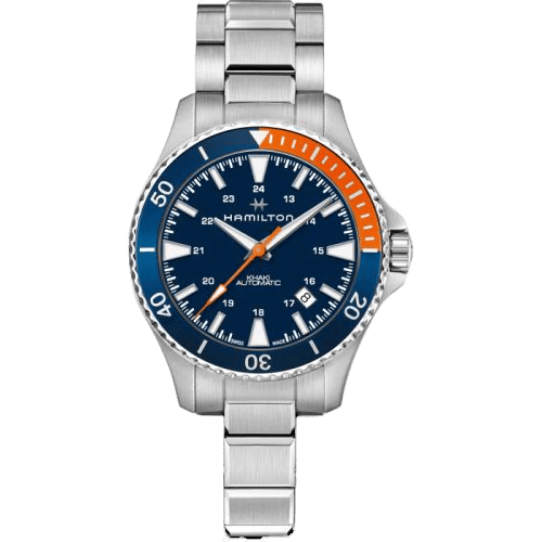 Khaki Navy Scuba Auto Stainless Steel / Blue / Bracelet