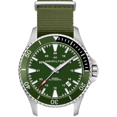 Khaki Navy Scuba Auto Stainless Steel / Green