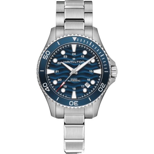 Khaki Navy Scuba Auto 40 Stainless Steel / Blue / Bracelet