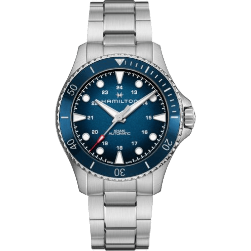 Khaki Navy Scuba Auto 43 Stainless Steel / Blue / Bracelet