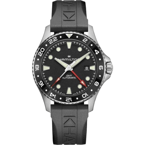 Khaki Navy Scuba Automatic GMT 43 Stainless Steel / Black