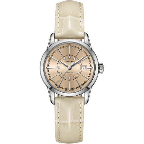 Railroad Lady 32 Auto Stainless Steel / Champagne