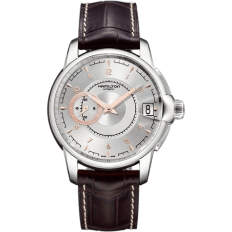 Railroad 44 Small Second Auto Stainless Steel / Silver