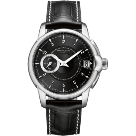 Railroad 44 Small Second Auto Stainless Steel / Black