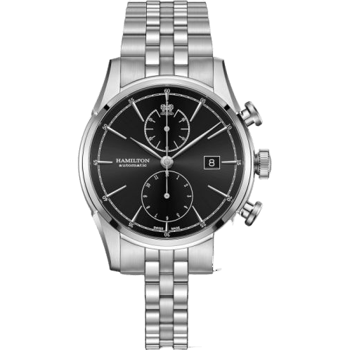Spirity of Liberty Auto Chrono Stainless Steel / Black / Bracelet
