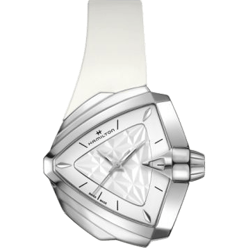 Ventura S Quartz 34.5 Stainless Steel / White 3D