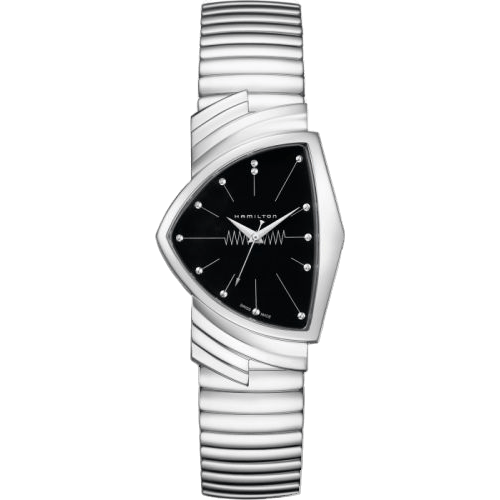 Ventura Gents Stainless Steel / Black / Bracelet