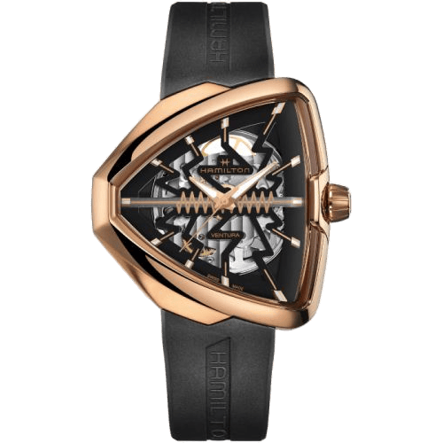 Ventura Elvis80 Skeleton Rose Gold
