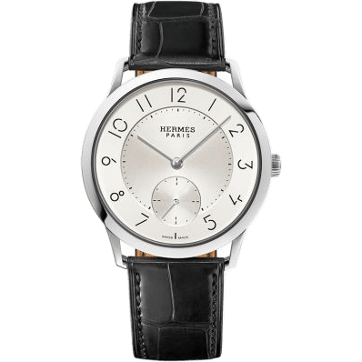 Slim d'Hermès GM Stainless Steel / Silver