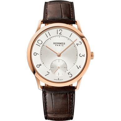 Slim d'Hermès GM Rose Gold / Silver