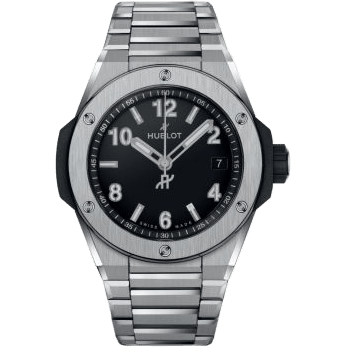 Big Bang Integrated 38 Time Only Titanium / Black