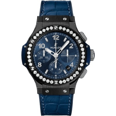 Big Bang Original 41 Ceramic - Diamond / Blue / Alligator