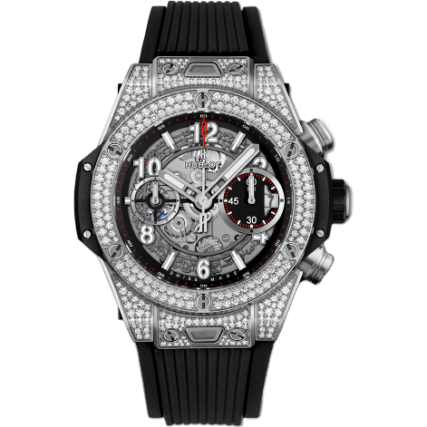 Big Bang Unico 42 Titanium / Pavé / Black