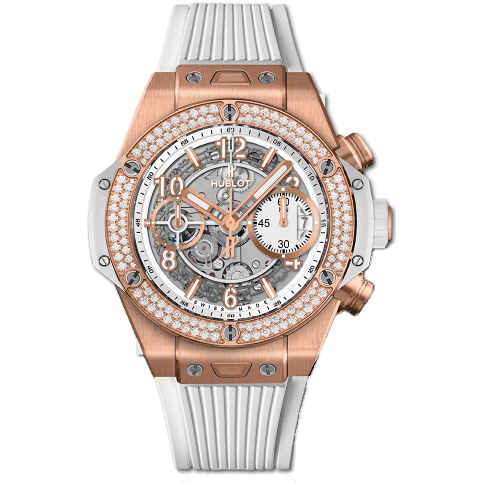 Big Bang Unico 42 King Gold / Diamonds / White