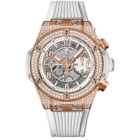Big Bang Unico 42 King Gold / Pavé / White