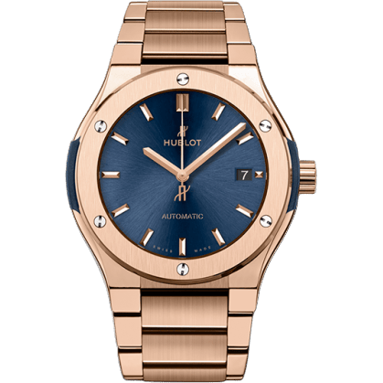 Classic Fusion 45 King Gold / Blue / Bracelet