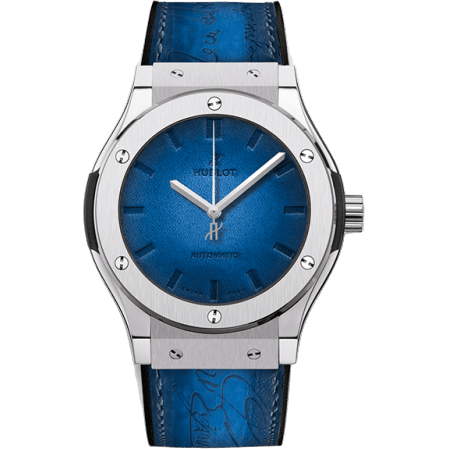 Classic Fusion 45 Berluti Scritto Titanium / Blue