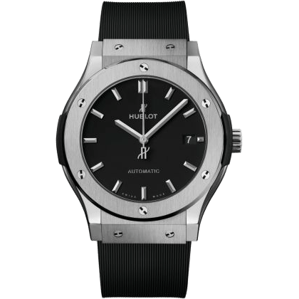 Classic Fusion 45 Titanium / Black / Rubber