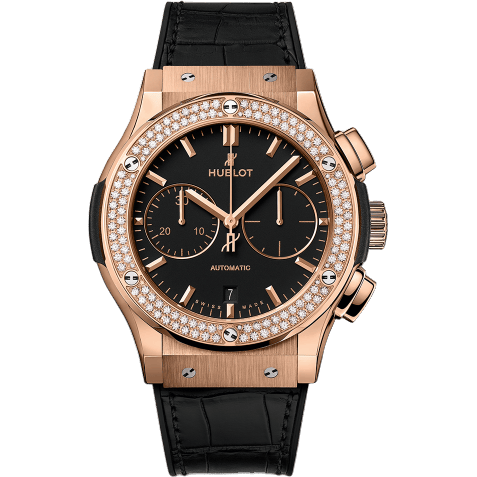 Classic Fusion 45 Chronograph King Gold / Diamonds