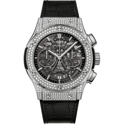 Classic Fusion 45 Aerofusion Chronograph Titanium - Pavé