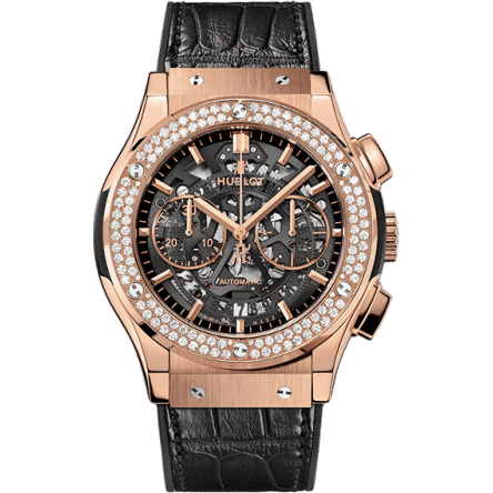 Classic Fusion 45 Aerofusion Chronograph King Gold / Diamond / Alligator