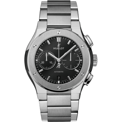 Classic Fusion 42 Chronograph Titanium / Black / Bracelet