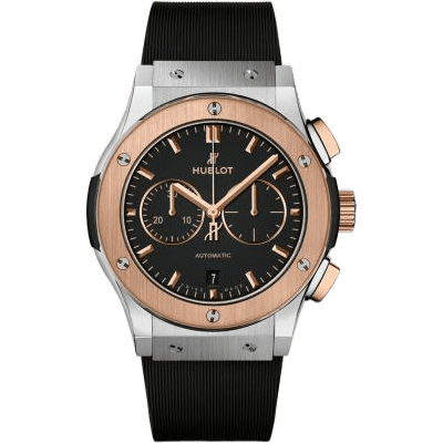 Classic Fusion 42 Chronograph Titanium - King Gold / Black / Rubber
