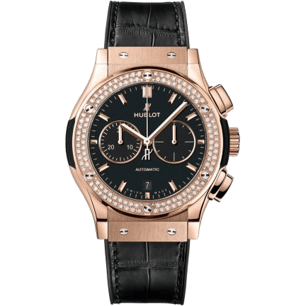Classic Fusion 42 Chronograph King Gold - Diamond / Black
